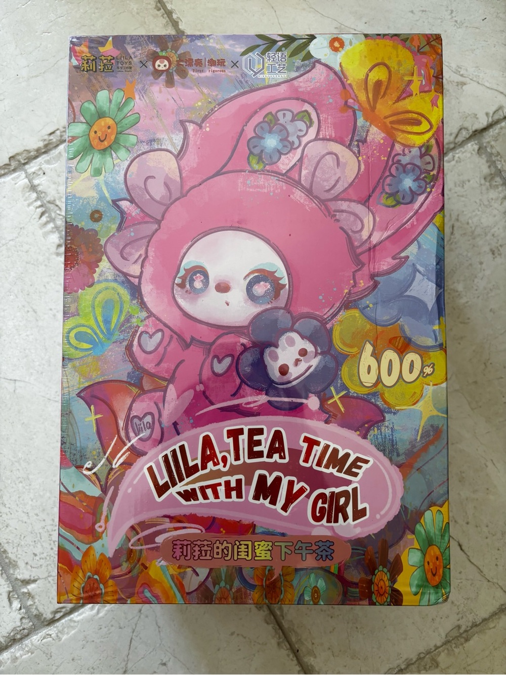Lila Tea Time With My Girl Plush - 600% - Pink